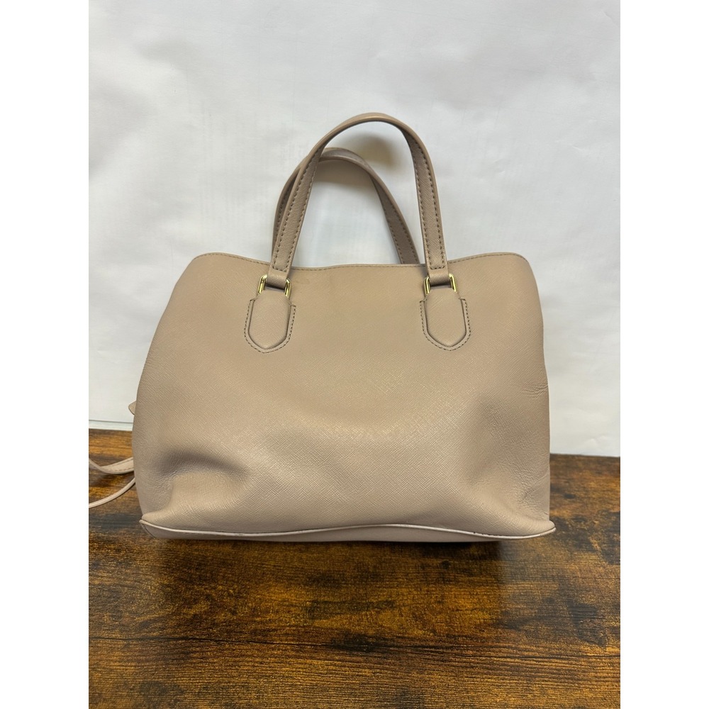 Kate Spade NY Laurel Way Evangelie Taupe Saffiano Leather Satchel Crossbody Bag - Picture 16 of 16